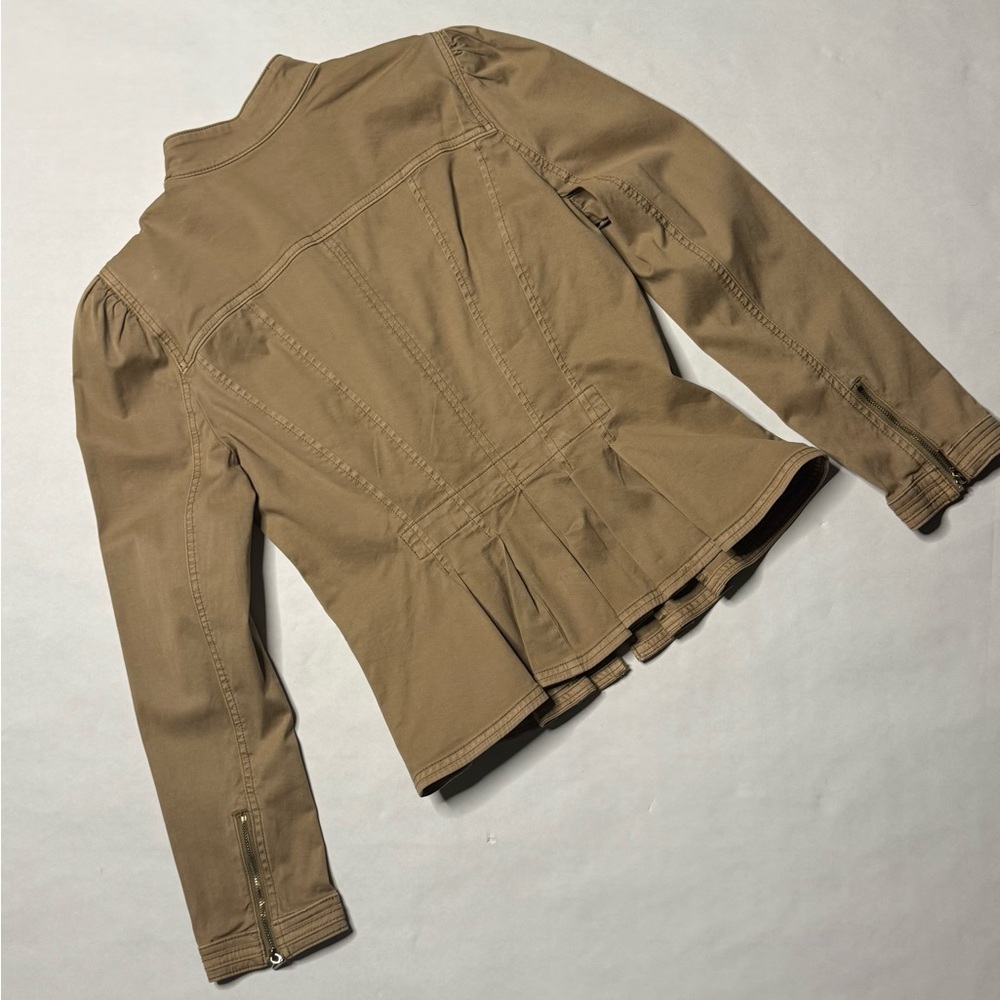 White House Black Market Utility Jacket in Brown - Picture 2 of 6